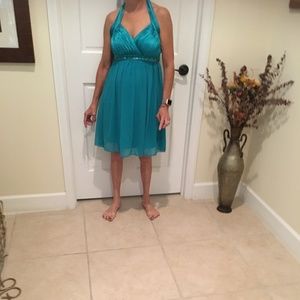 NEW BEAUTIFUL TURQUOISE dress  by NW Nightway
